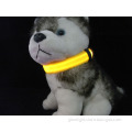4 Size & 5 Colors Bright LED Nylon Dog Collar, Light up Flashing Safety Pet Cat